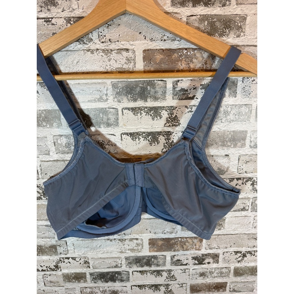 Breezies Underwire Bra Women 38D Blue Excellent Full Coverage UltimAir Sling - Picture 4 of 4